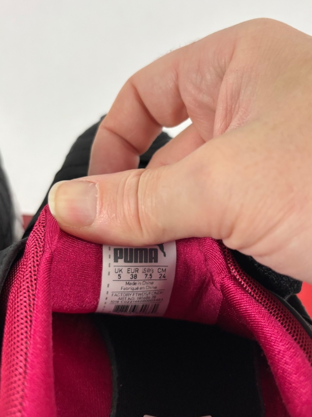 PUMA Women's Black & Burgundy Athletic Slip-On Sneakers - Picture 11 of 12